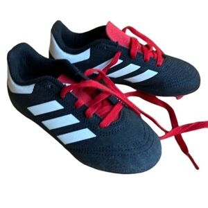 Adidas Goletto VI FG J Size 10K Soccer Shoes Red/Black EUC